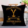 Yellowstone Dutton Ranch Pillow Cover for Bedroom Room and Living Room Sofa Decorative Cushion Cover