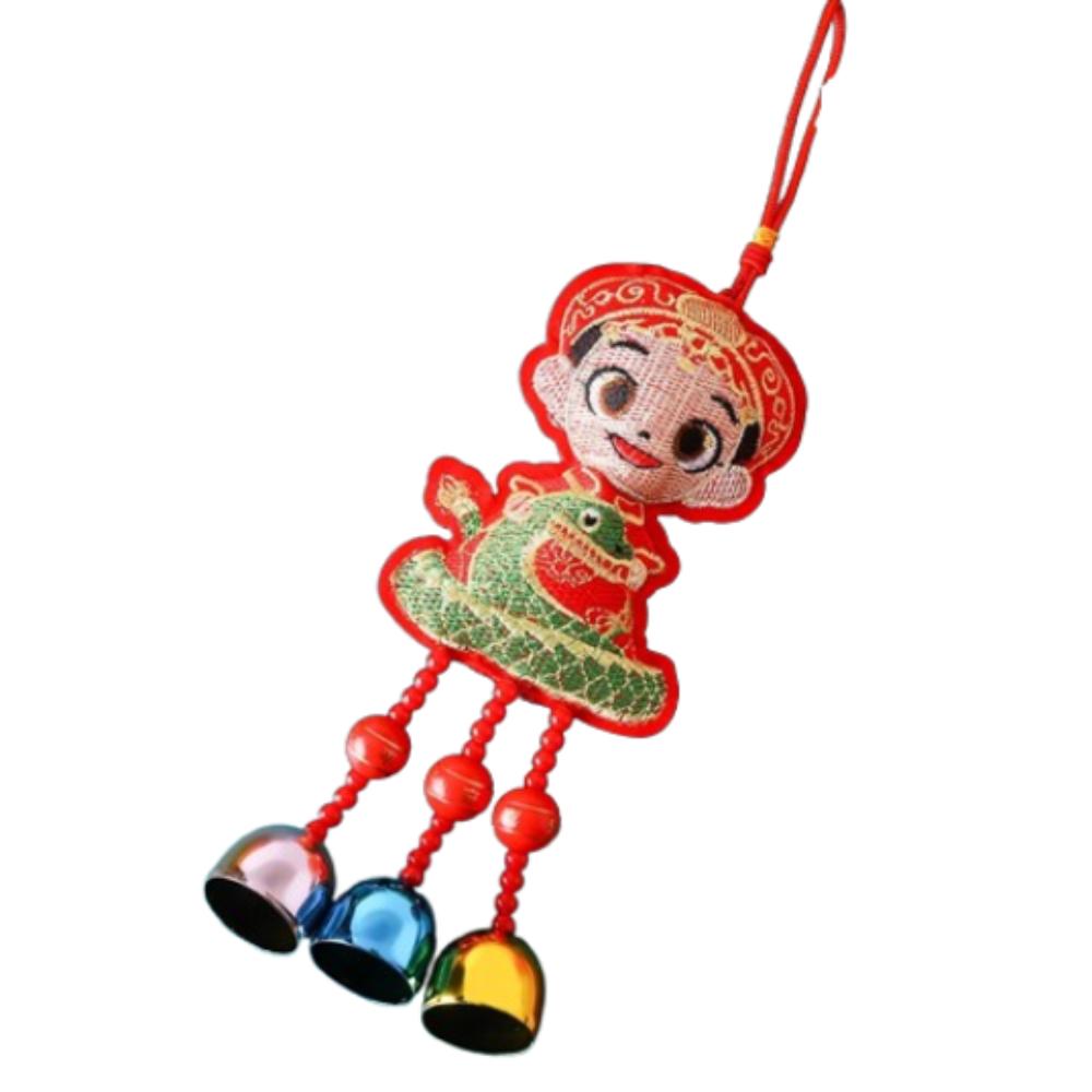 Подвески ручной работы в виде китайских счастливых мешочков. Традиционные новогодние подвески. Новогоднее украшение.