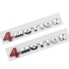 3D Chrome Letters For Car Passat B6 Polo Tiguan Touareg Golf MK4 4 MOTION Sticker 4MOTION Emblem Badge Accessories