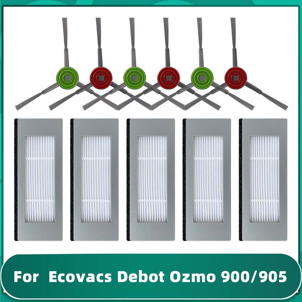 Подходит для Ecovacs Debot OZMO 900 DN55 905 Роликовая Основная Щетка Hepa Фильтр Салфетки для Швабры Аксессуары для Роботизированного Пылесоса Замена