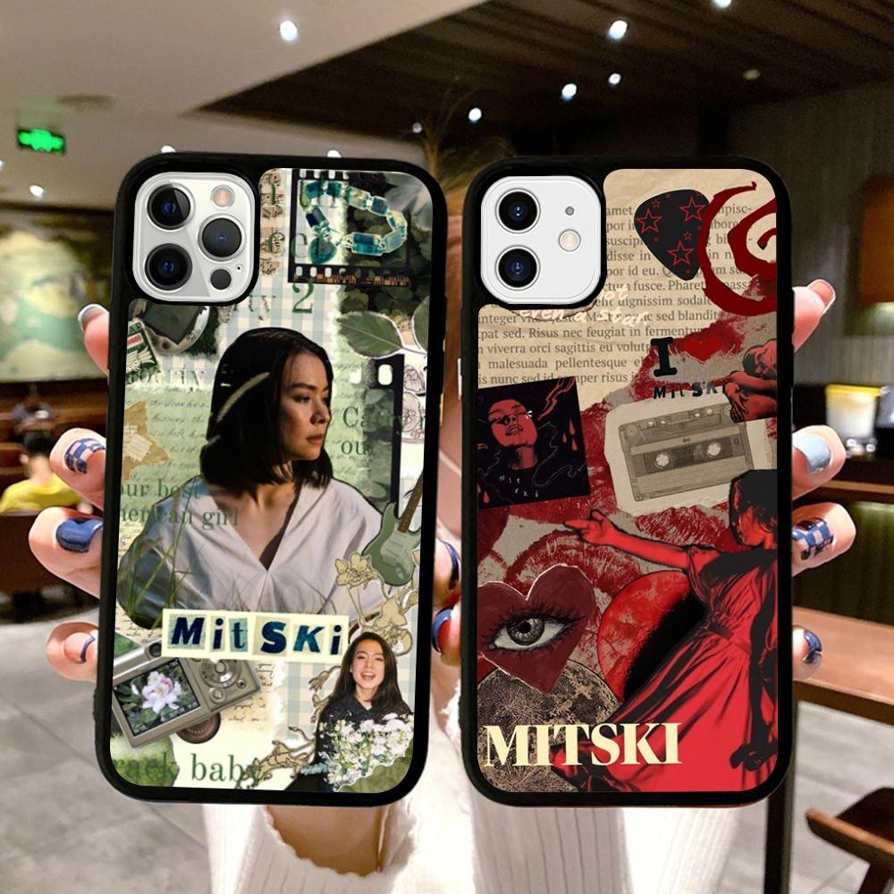Популярная певица M-Mitski Для iPhone 17 16 15 14 13 Pro 12 11 Pro Max Жесткие чехлы для телефона из ПК+ТПУ Задняя крышка