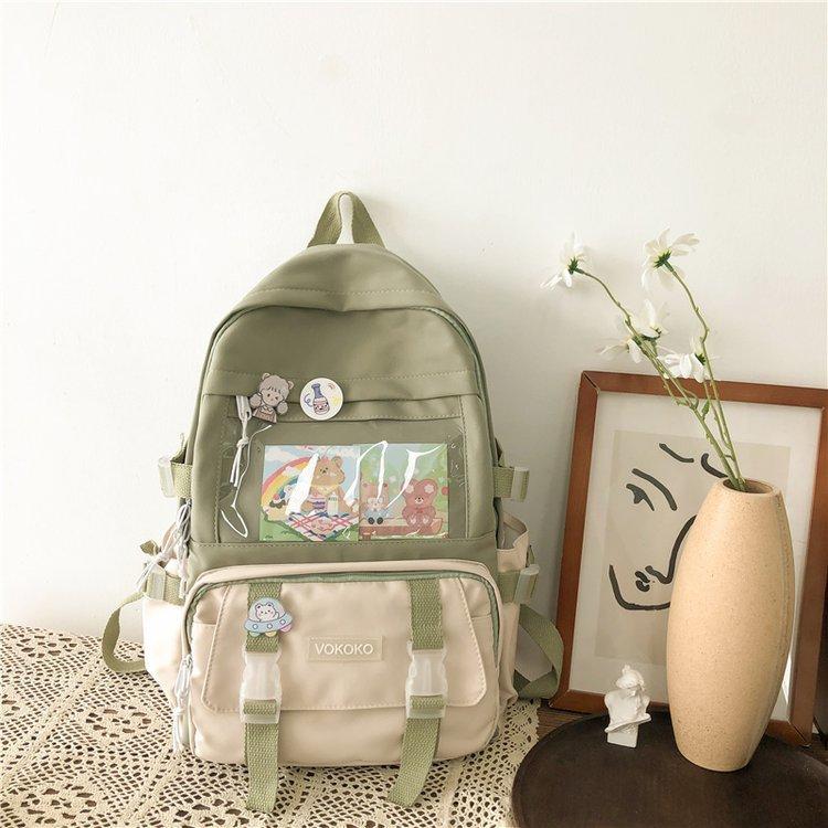 Kawaii женский рюкзак, водонепроницаемая школьная сумка для девочек-подростков, студенческая сумка для книг, рюкзак для ноутбука, милый женский дорожный рюкзак Mochila