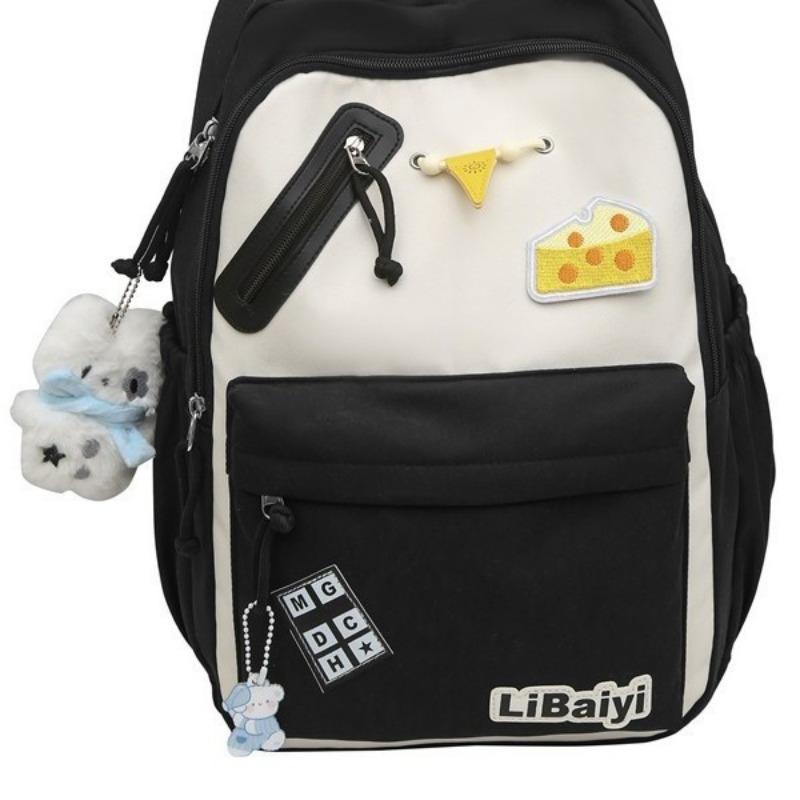 Школьный рюкзак новый, высокой стоимости, в студенческом стиле, свежий и милый, косметичка, для учеников средней школы, легкий, большой вместимости