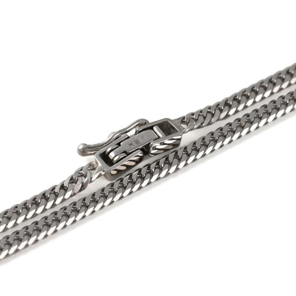 Goods Platinum Kihei with Mint Bureau certification mark for men and chain [Happy Shop] Bracelet, 6-sided double, 4g, 18cm, stamp, women,