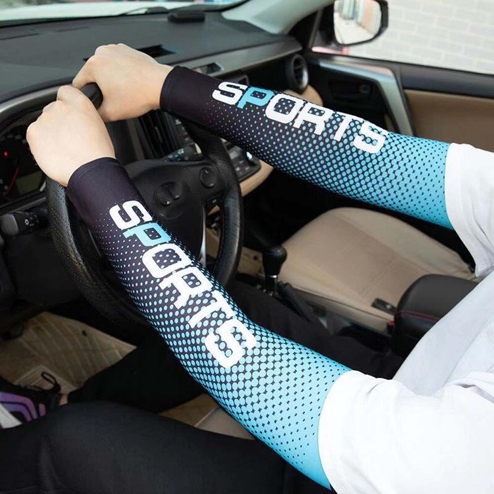 Outdoor UV Protection Ice Sleeves Cycling Arm Sleeves Sunscreen Headscarf Sports Cooling Sleeves