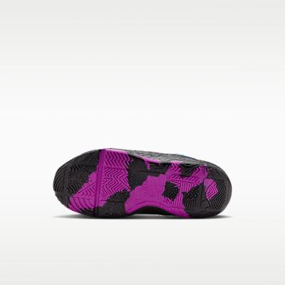 Nike Team Hustle D 12 Blue Void Green Strike Vivid Purple (PS)