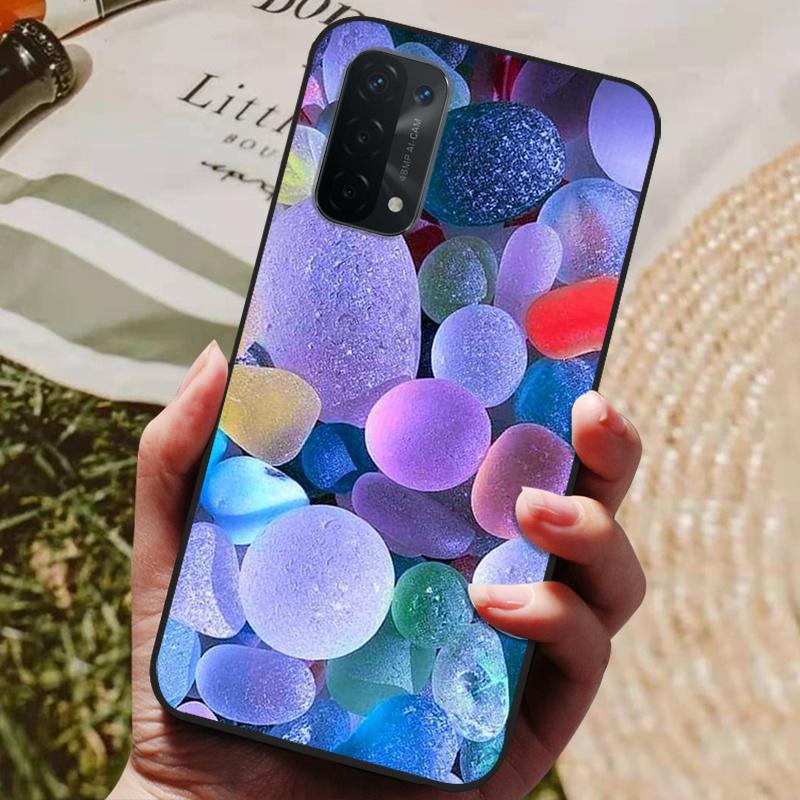 Чехол для Oppo A54 5G Силиконовая задняя крышка Чехол для телефона для Oppo A54 5G CPH2195 Чехлы Мягкий бампер coque для OPPOA54 A 54 5G 6,5 дюйма