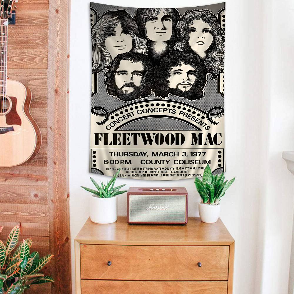 FFleetwood Rock Band Mac Подвесной Богемный Гобелен Подвесной Таро Хиппи Настенные Ковры Комната Домашний Декор