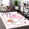 Cinnamoroll Anime Cartoon Design Chair Mat Non-Slip Carpet for Office, Home Decor, Living Room, Bedroom, Game Room, Dormitory Gift Seasonal Universal.