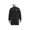 Under Armour Project Rock Contrast Stripe Logo Training Jacket Men Outerwear Black 1378587-001