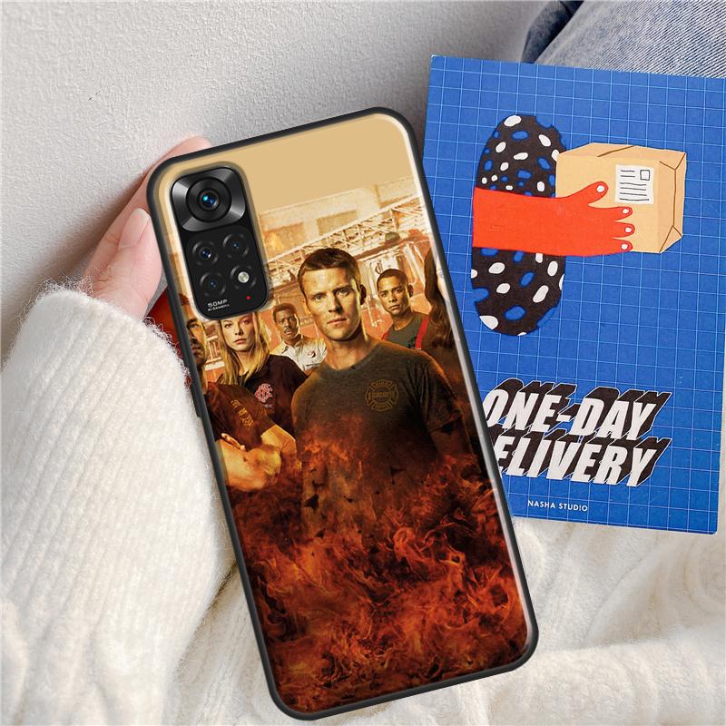Чехол для телефона Xiaomi Redmi Note 8 9 10 11 12 Pro 8T 9S 10S 11S 12S Redmi 10C 12C 9C 10A с изображением сериала Chicago Fire