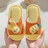 Children's Summer Home Silent Carrot Cartoon Cotton And Hemp Slippers