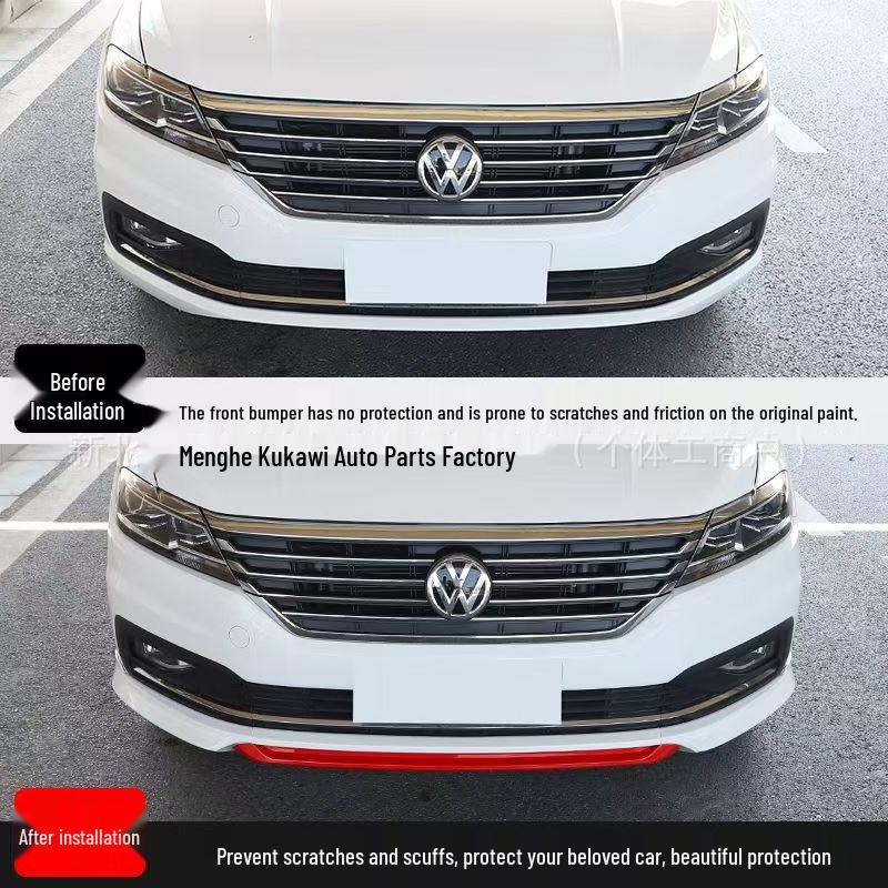 Совместимый передний сплиттер, полная оклейка для моделей Volkswagen Lavida Plus 18-21