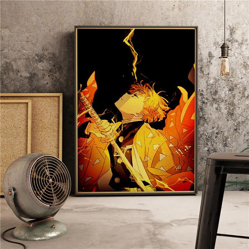 5D DIY Demon Slayer: Kimetsu No Yaiba Cross Stitch Rhinestones Diamond Drawing Embroidery Mosaic Home Decor