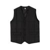 V-neck Cotton Vest for Men In Winter, Warm and Slim-fitting, Korean Style Trendy Versatile Quilted Vest