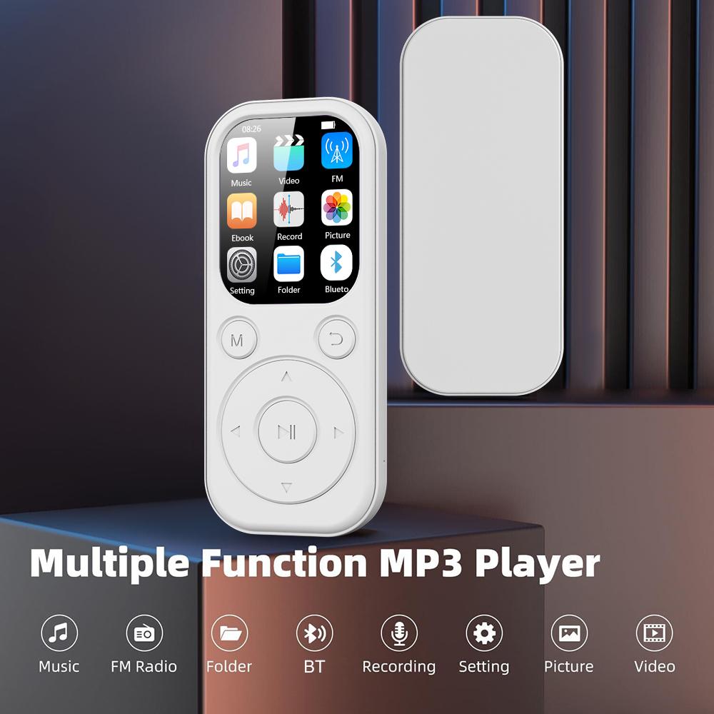 Портативный MP3 MP4 плеер Bluetooth 5.4 музыкальный плеер мини-динамик поддержка FM-радио диктофон электронная книга