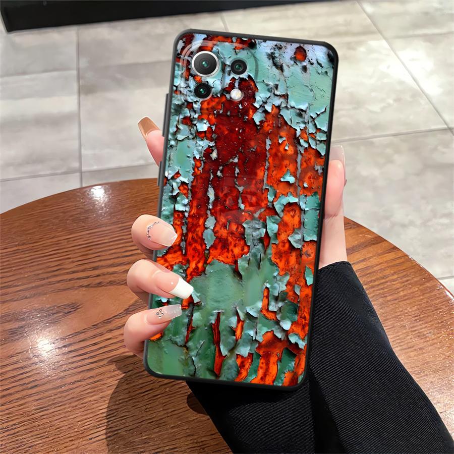 Ретро-чехол с эффектом ржавчины для Xiaomi Mi 9 11T 14 Pro 9T 10 11 13 Lite 10T CC9Pro 13