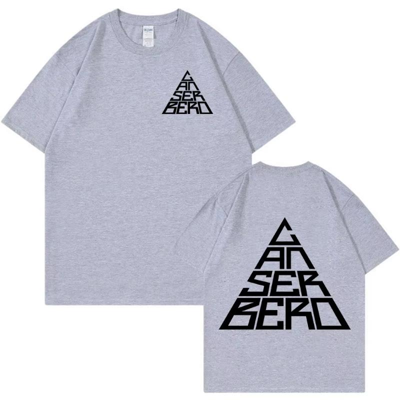 Canserbero Logo Graphic T Shirt Unisexs Women Fashion Vintage Short Sleeve Tshirts Cotton Oversized T Shirts Tops Streetwear