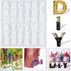 Ornament Resin Casting Silica Gel Handmade DIY Crafts Silicone Molds Resin Mould Alphabet Number