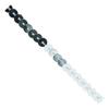 Sequin Ribbon Gallon Silver 1m