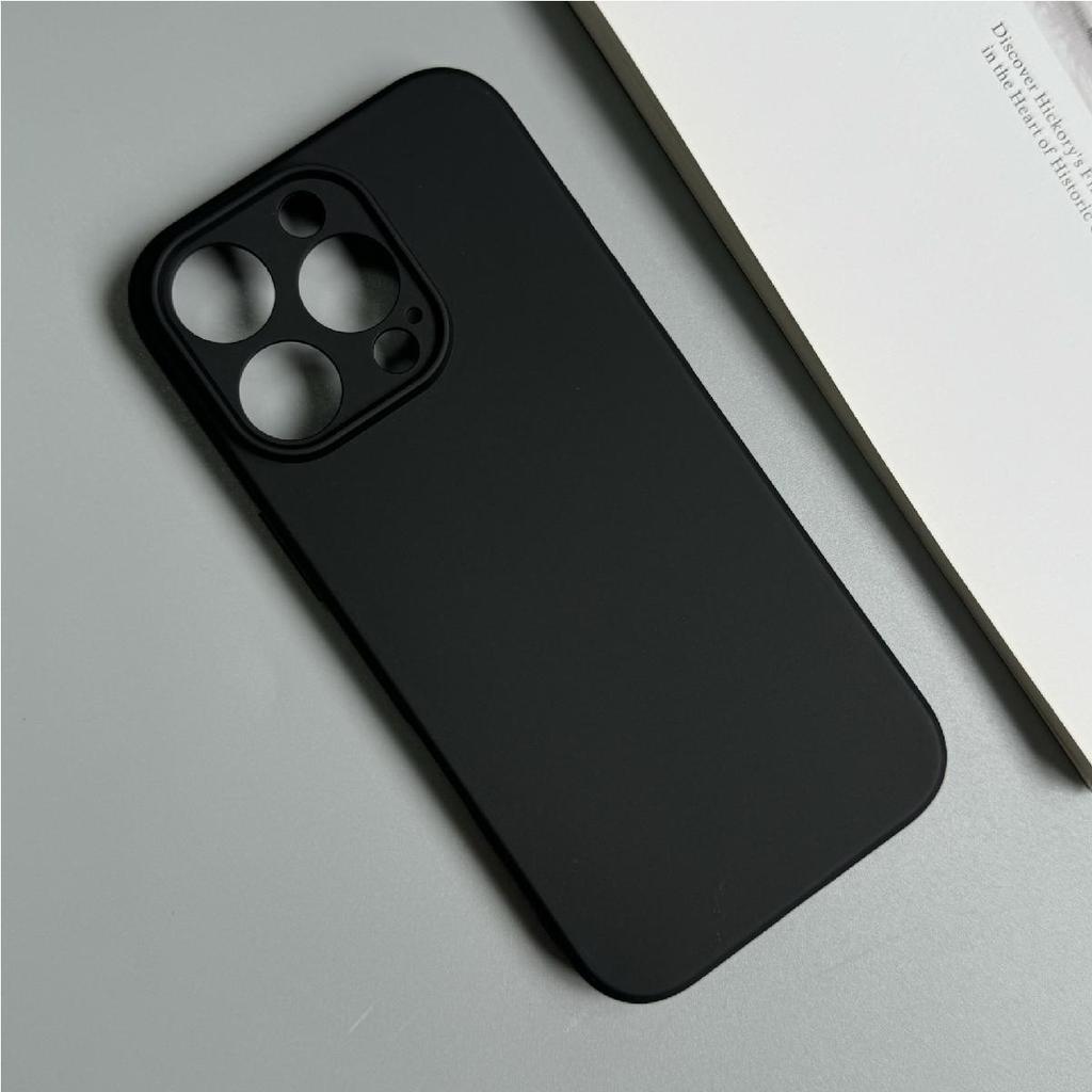 Soft Touch Black Case for iPhone 16 Pro Max by Hurtel