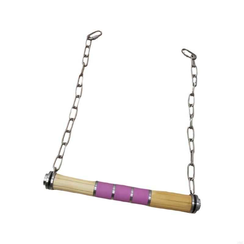 Hanging Bird Stand Swing Toy for Indoor Bird Homes, Cage Bar with Textured Grip and Metal Support Hardware Use J0MC
