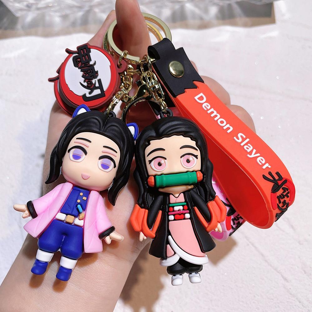 Colorful Demon Slayer Keychain For Women Men Festival Celebration Gift