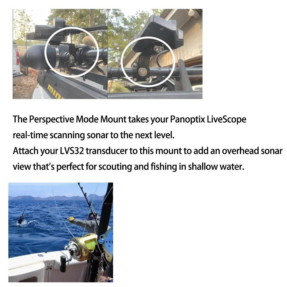 010-12970-00 Крепление датчика режима перспективы, кронштейн датчика, преобразователь, черный, установочное оборудование, аксессуары для Panoptix Livescope LVS32