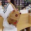 Embroidered Capybara Plush Backpack Cute Large Capacity School Bag Cartoon Animal Daypack  Gifts