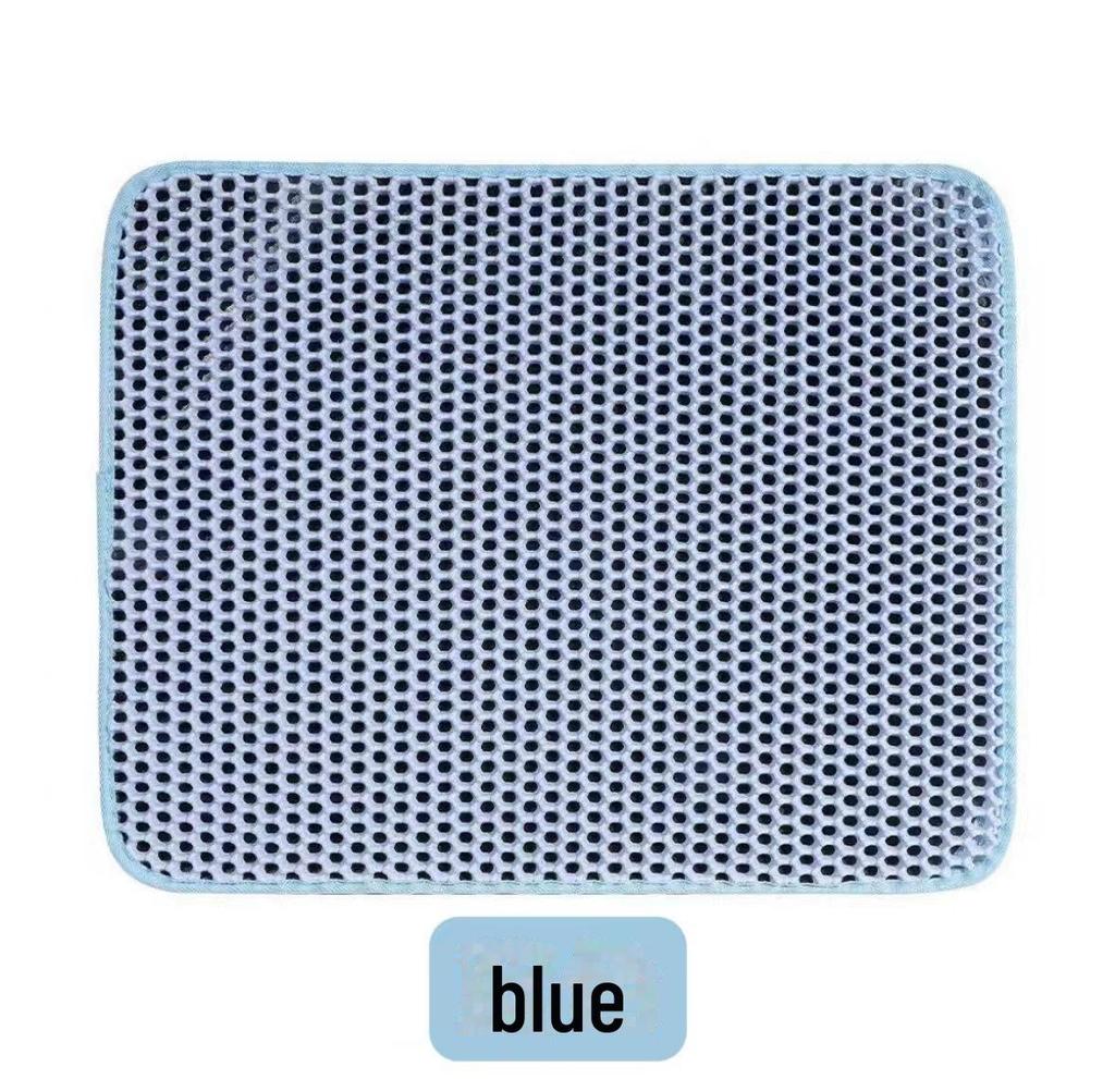 Коврик для кошек и собак из ЭВА с пересечением границ: Брызгозащищенный, двухслойный контроль мусора