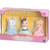 Милые девушки в платьях Sylvanian Families