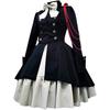 Plus Size 5XL Gothic Lolita Party Dresses Women Elegant Bow Collar Pleated Lace Up Ruffles Dress Medieval Retro Princess A Line
