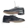 80s 90s Vintage USA Made Dexter Size 8M 25.5 26.0cm Wholecut Dress Shoes Black(USED)