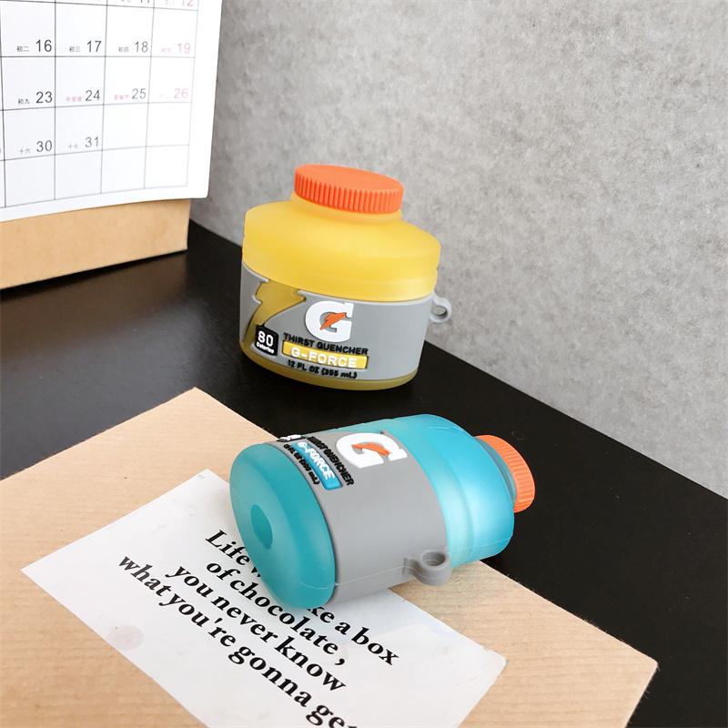 3D спортивный чехол для наушников в виде бутылки с напитком для Airpods 1 2 3 Pro Силиконовый чехол для наушников для Airpods Pro Чехол для Airpods 3 2 1 Pro