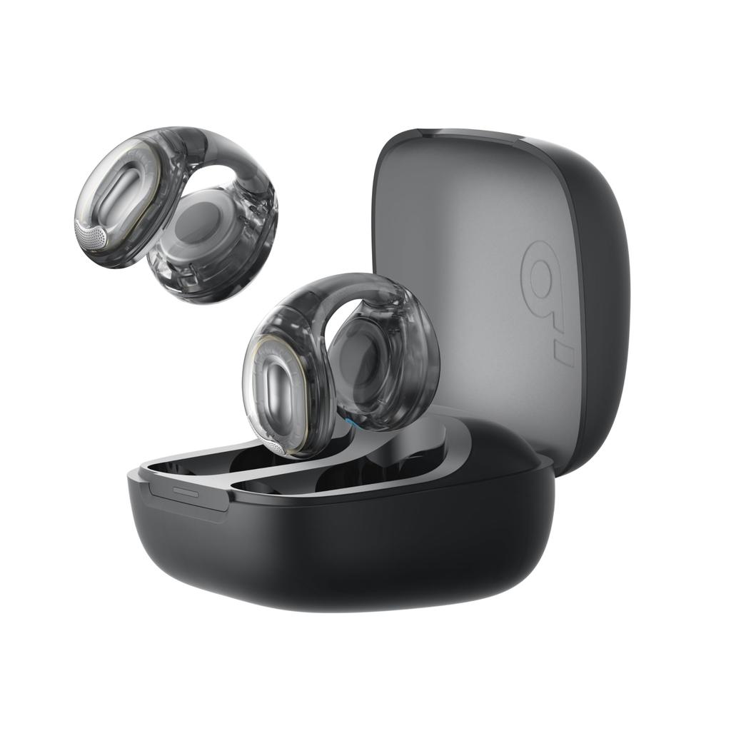 Беспроводные наушники Anker Soundcore C40i Ear Cuff Водонепроницаемость IPX4 До 21 часа воспроизведения Мультипойнт Чистый черный (Блютуз 5,4) [Открытое ухо / / /
