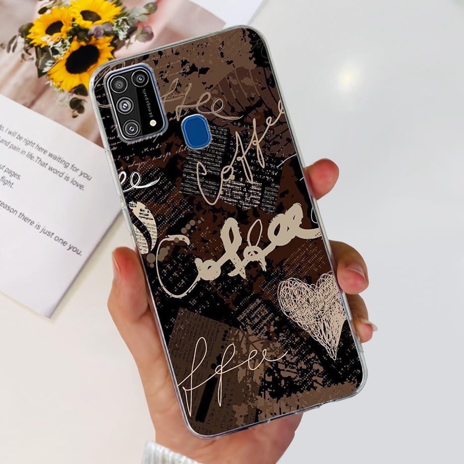 Чехол для Samsung Galaxy M31 SM-M315F Цветной Рисованный Чехол Мягкий Тонкий Чехол для Телефона Для Samsung M31 Prime M 31 s Galaxy M31s Fundas