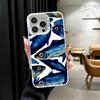 Скидка! Мягкий чехол для телефона «Соленая рыба» для iPhone 15 16 17 Pro Max 17Air 16E 14 Plus 13 12 Mini Ударопрочная задняя крышка