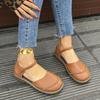 Retro Handmade Soft Leather Flat Sandals 2025 Summer New Casual Versatile Comfortable Soft Sole Women's Flat Shoes