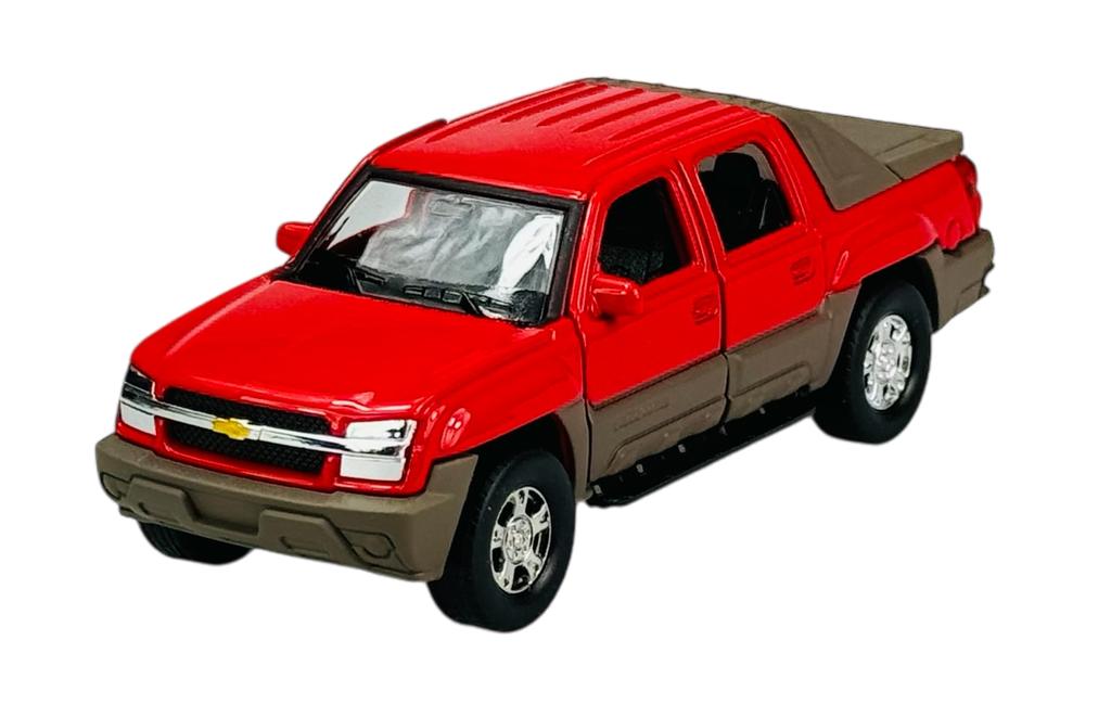 WELLY 2002 CHEVROLET AVALANCHE RED 1:34 42314
