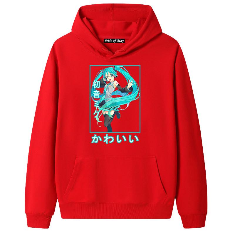 Hatsune Miku Hatsune Miku Mar Ainime Amazon Свитер с капюшоном для пары