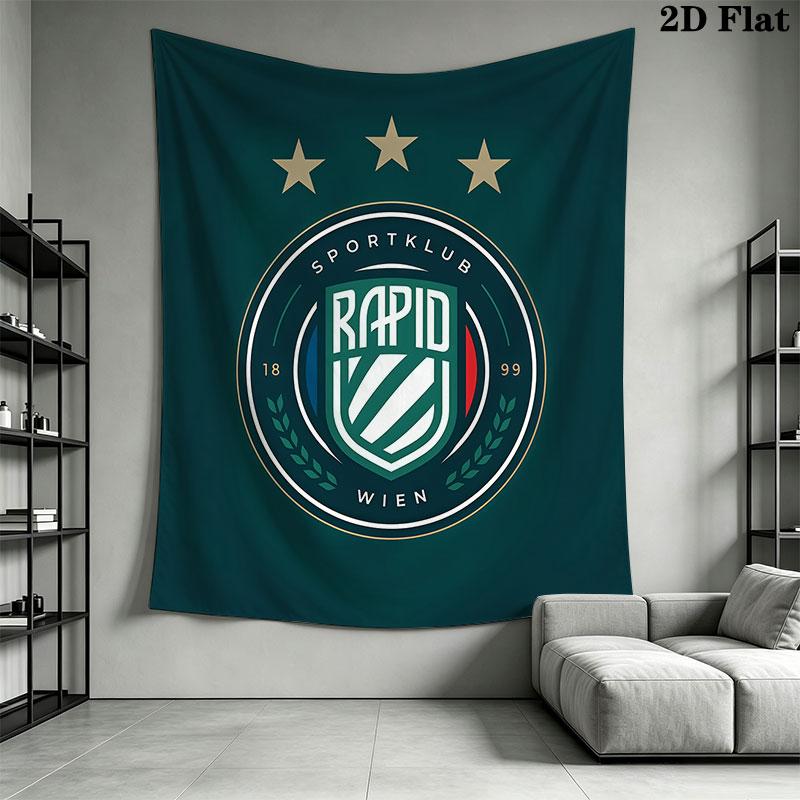 Rapid Vienna team Wall Hanging Printed Fabric Blanket Decorative Tapestries for Bedroom Living Room Home Decor