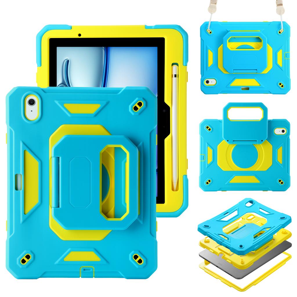 Чехол для iPad A19 A16 10-го 11-го 12-го 7-го 8-го 9-го 10.2 Pro 11 Air 11 M2 M3 Air 5 4 Ударопрочный с подставкой Безопасный для детей