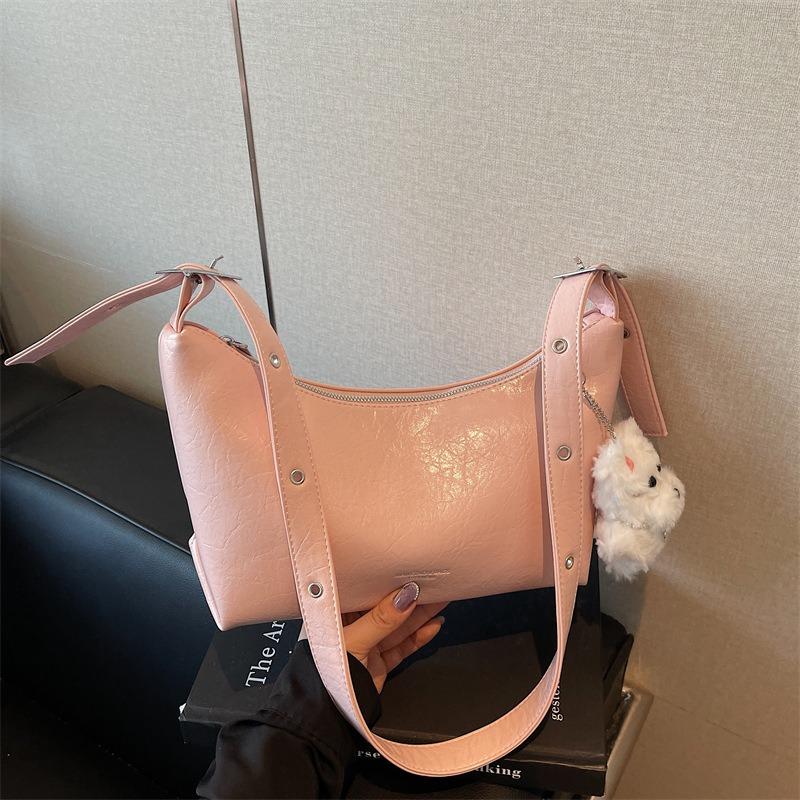 Высококлассная модная сумка под мышкой женская новая сумка через плечо для通勤, повседневная сумка-мессенджер в форме пельменя