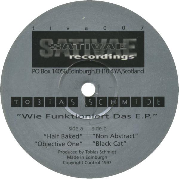 12-дюймовая пластинка TOBIAS SCHMIDT - Wie Funktioniert Das E.P. TIVA007 Sativae Recordi 1997 UK Dance & Electronica Б/у