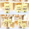 Butter Bear Animal Plush Toy With Keychain For Kids And Collectors