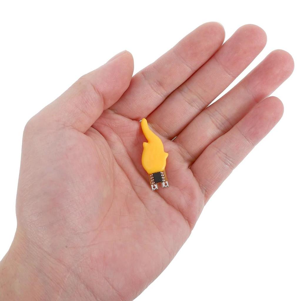 3v Led Flame Light 0.5w 20ma 2200k Cob Chip Candle Accessories Flickering Fire Diy Candles Binking Leds Lamp Bulb Birthday Party