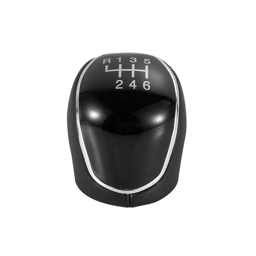 5/6 Speed Car Leather Gear Shifter Lever Shift Knob Arm Headball for FORD Mondeo Mk4 S-Max C-Max Focus Mk2 Kuga Accessories