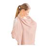 Women Breastfeeding Cover Up with 2 Pockets Adjustable Straps Breathable Nursing Cloak Breast Feeding Shawl