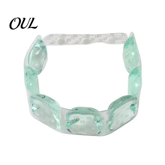 Athletic Neck Cooler 1/2Pcs Cooling Wrap for Summer, Reusable Adjustable Wearable Ice Pack, Outdoor Accessory Heatstroke Prevention Collar Cycling