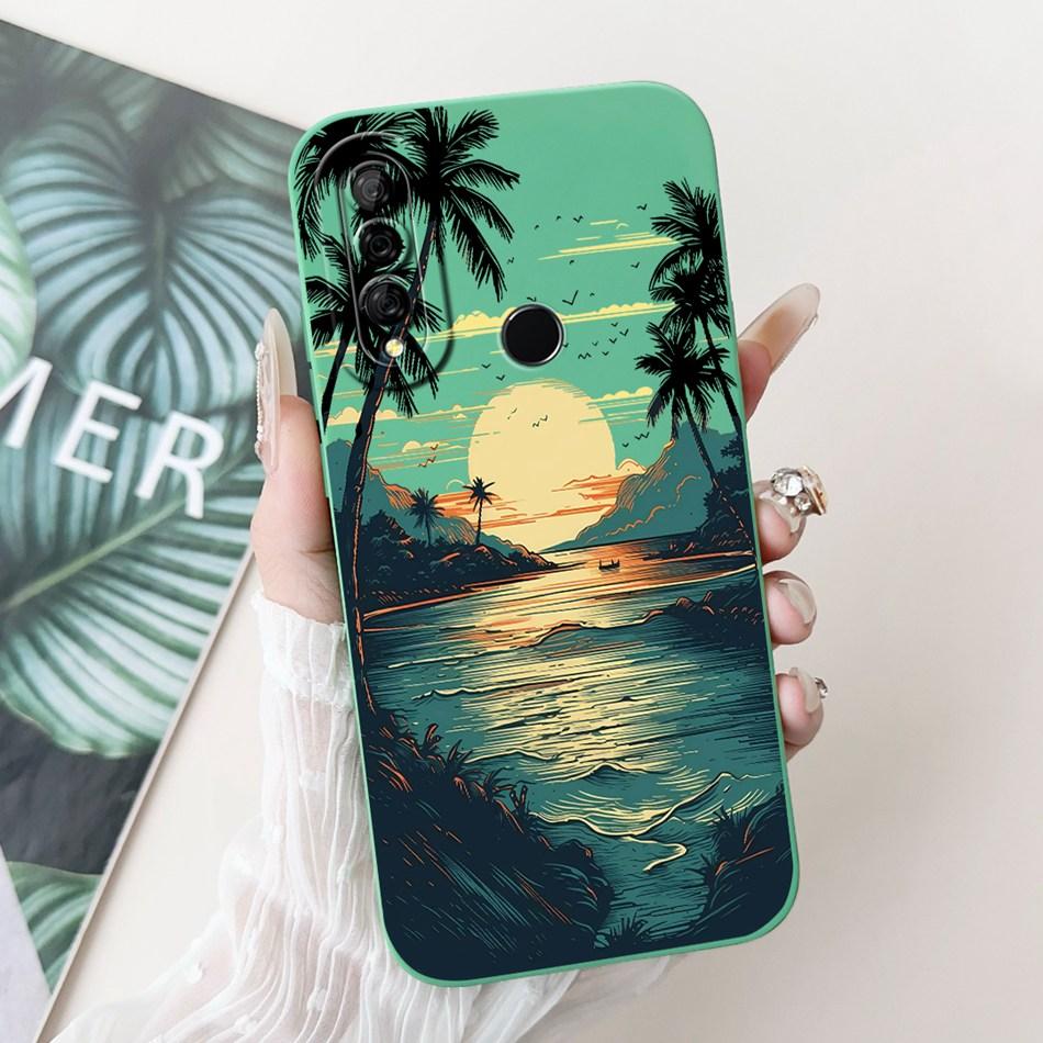 For Huawei Y9 Prime (2019) New Fashion Dusk Beach Painting Case For Huawei Y9 2019 Y9Prime Soft Silicone Phone Cases